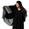 Silk-lined sheila (with fastening tie)